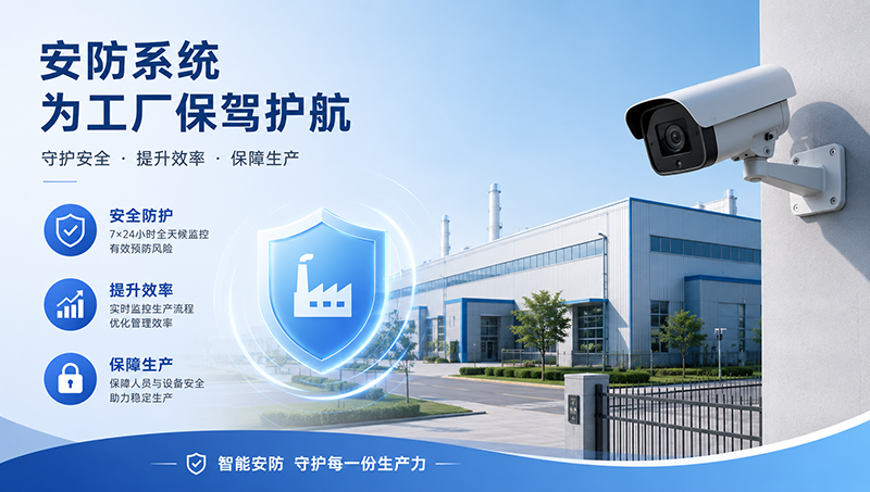 安防系統對工廠的作用：從看得見到管得住